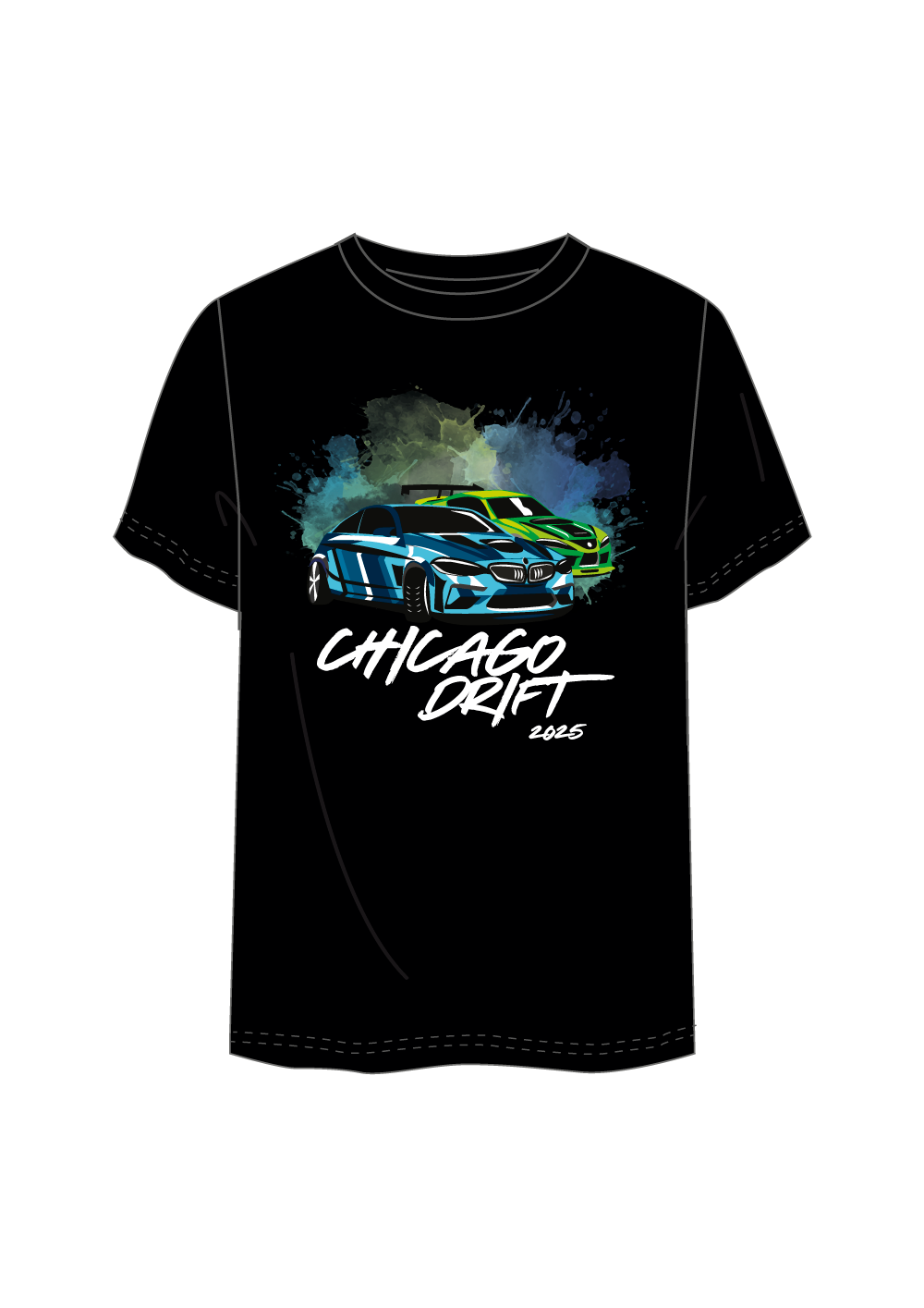 Chicagodrift T-paita 2025, unisex