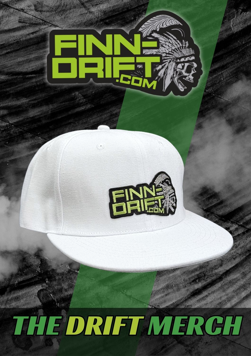 Snapback Finn-Drift Valkoinen