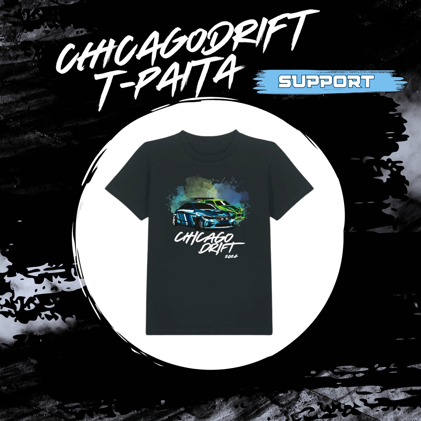 Chicago Drift Support T-Paita - Lasten malli