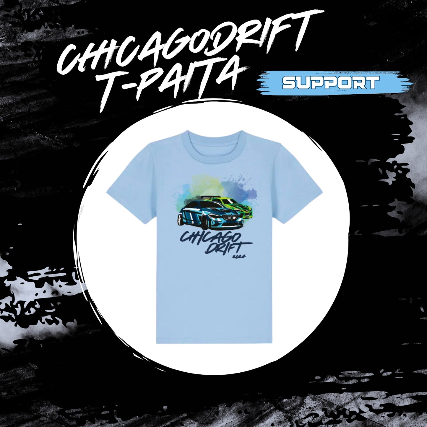 Chicago Drift Support T-Paita - Lasten malli